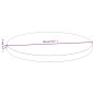 vidaXL Tablero de mesa de bambú Ø80x4 cm vidaXL Tablero de mesa de bambú Ø80x4 cm