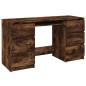 vidaXL Escritorio madera contrachapada roble ahumado 140x50x77 cm vidaXL Escritorio madera contrachapada roble ahumado 140x50x77 cm