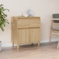 vidaXL Aparador de madera contrachapada roble Sonoma 60x35x70 cm vidaXL Aparador de madera contrachapada roble Sonoma 60x35x70 cm