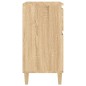 vidaXL Aparador de madera contrachapada roble Sonoma 60x35x70 cm vidaXL Aparador de madera contrachapada roble Sonoma 60x35x70 cm