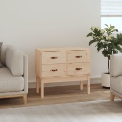 vidaXL Mueble consola de madera maciza de pino 90x40x78 cm