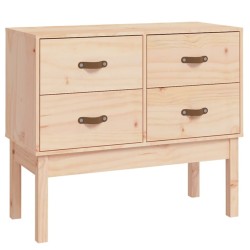 vidaXL Mueble consola de madera maciza de pino 90x40x78 cm