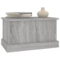 vidaXL Baúl almacenaje madera contrachapada gris sonoma 50x30x28 cm vidaXL Baúl almacenaje madera contrachapada gris sonoma 50x30x28 cm
