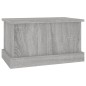 vidaXL Baúl almacenaje madera contrachapada gris sonoma 50x30x28 cm vidaXL Baúl almacenaje madera contrachapada gris sonoma 50x30x28 cm