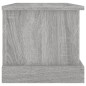 vidaXL Baúl almacenaje madera contrachapada gris sonoma 50x30x28 cm vidaXL Baúl almacenaje madera contrachapada gris sonoma 50x30x28 cm