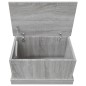 vidaXL Baúl almacenaje madera contrachapada gris sonoma 50x30x28 cm vidaXL Baúl almacenaje madera contrachapada gris sonoma 50x30x28 cm