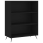 vidaXL Estantería madera de ingeniería negro 69,5x32,5x90 cm vidaXL Estantería madera de ingeniería negro 69,5x32,5x90 cm
