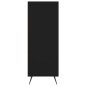 vidaXL Estantería madera de ingeniería negro 69,5x32,5x90 cm vidaXL Estantería madera de ingeniería negro 69,5x32,5x90 cm