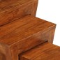vidaXL Mesas apilables 3 pzas madera maciza acacia marrón 50x35x50 cm vidaXL Mesas apilables 3 pzas madera maciza acacia marrón 50x35x50 cm