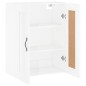 vidaXL Armario de pared madera ingeniería blanco brillo 69,5x34x90 cm vidaXL Armario de pared madera ingeniería blanco brillo 69,5x34x90 cm
