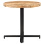 vidaXL Mesa de bistró redonda madera de mango rugosa Ø80x75 cm vidaXL Mesa de bistró redonda madera de mango rugosa Ø80x75 cm