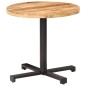 vidaXL Mesa de bistró redonda madera de mango rugosa Ø80x75 cm vidaXL Mesa de bistró redonda madera de mango rugosa Ø80x75 cm