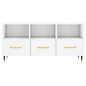 vidaXL Mueble de TV madera de ingeniería blanco 102x36x50 cm vidaXL Mueble de TV madera de ingeniería blanco 102x36x50 cm