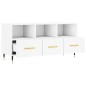 vidaXL Mueble de TV madera de ingeniería blanco 102x36x50 cm vidaXL Mueble de TV madera de ingeniería blanco 102x36x50 cm
