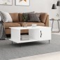 vidaXL Mesa de centro madera contrachapada blanco 90x50x40 cm vidaXL Mesa de centro madera contrachapada blanco 90x50x40 cm