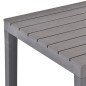 vidaXL Mesa de jardín de plástico color moca 78x78x72 cm vidaXL Mesa de jardín de plástico color moca 78x78x72 cm