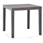 vidaXL Mesa de jardín de plástico color moca 78x78x72 cm vidaXL Mesa de jardín de plástico color moca 78x78x72 cm