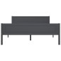 vidaXL Estructura de cama de madera maciza de pino gris 160x200 cm vidaXL Estructura de cama de madera maciza de pino gris 160x200 cm