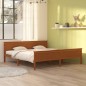 vidaXL Estructura de cama madera maciza pino marrón miel 200x200 cm vidaXL Estructura de cama madera maciza pino marrón miel 200x200 cm