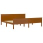 vidaXL Estructura de cama madera maciza pino marrón miel 200x200 cm vidaXL Estructura de cama madera maciza pino marrón miel 200x200 cm