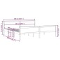 vidaXL Estructura de cama madera maciza pino marrón miel 200x200 cm vidaXL Estructura de cama madera maciza pino marrón miel 200x200 cm