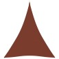 vidaXL Toldo de vela triangular tela Oxford terracota 3x4x4 m vidaXL Toldo de vela triangular tela Oxford terracota 3x4x4 m