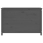 vidaXL Arriate elevado de jardín madera maciza pino gris 119,5x40x78cm vidaXL Arriate elevado de jardín madera maciza pino gris 119,5x40x78cm