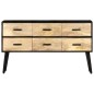 vidaXL Aparador de madera maciza de mango 110x33x64 cm vidaXL Aparador de madera maciza de mango 110x33x64 cm