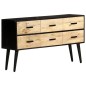 vidaXL Aparador de madera maciza de mango 110x33x64 cm vidaXL Aparador de madera maciza de mango 110x33x64 cm