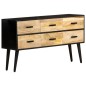 vidaXL Aparador de madera maciza de mango 110x33x64 cm vidaXL Aparador de madera maciza de mango 110x33x64 cm