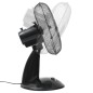 vidaXL Ventilador de sobremesa 3 velocidades negro 30 cm 40 W vidaXL Ventilador de sobremesa 3 velocidades negro 30 cm 40 W
