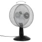 vidaXL Ventilador de sobremesa 3 velocidades negro 30 cm 40 W vidaXL Ventilador de sobremesa 3 velocidades negro 30 cm 40 W