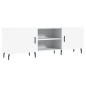 vidaXL Mueble para TV madera de ingeniería blanco 150x30x50 cm