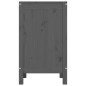 vidaXL Baúl para la colada madera maciza de pino gris 44x44x76 cm vidaXL Baúl para la colada madera maciza de pino gris 44x44x76 cm