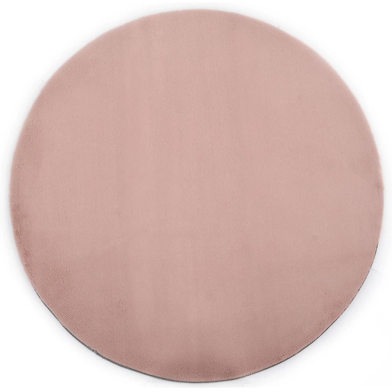 vidaXL Alfombra de pelo sintético de conejo rosa envejecido 160 cm vidaXL Alfombra de pelo sintético de conejo rosa envejecido 160 cm