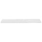 vidaXL Estante flotante pared 2 uds MDF blanco brillo 120x23,5x3,8 cm vidaXL Estante flotante pared 2 uds MDF blanco brillo 120x23,5x3,8 cm