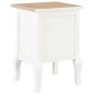 vidaXL Mesitas de noche 2 unidades MDF blanco 35x30x49 cm vidaXL Mesitas de noche 2 unidades MDF blanco 35x30x49 cm