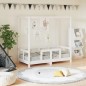 vidaXL Estructura de cama para niños madera de pino blanco 70x140 cm