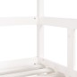vidaXL Estructura de cama para niños madera de pino blanco 70x140 cm