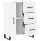 vidaXL Aparador de madera de ingeniería blanco 69,5x34x90 cm vidaXL Aparador de madera de ingeniería blanco 69,5x34x90 cm