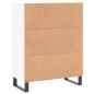 vidaXL Aparador de madera de ingeniería blanco 69,5x34x90 cm vidaXL Aparador de madera de ingeniería blanco 69,5x34x90 cm
