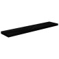 vidaXL Estantes flotantes pared 2 uds MDF negro brillo 120x23,5x3,8 cm vidaXL Estantes flotantes pared 2 uds MDF negro brillo 120x23,5x3,8 cm