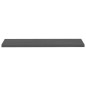 vidaXL Estante flotante de pared 4 uds MDF gris brillo 120x23,5x3,8 cm vidaXL Estante flotante de pared 4 uds MDF gris brillo 120x23,5x3,8 cm