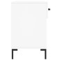 vidaXL Banco zapatero madera de ingeniería blanco 102x35x55 cm vidaXL Banco zapatero madera de ingeniería blanco 102x35x55 cm
