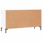 vidaXL Banco zapatero madera de ingeniería blanco 102x35x55 cm vidaXL Banco zapatero madera de ingeniería blanco 102x35x55 cm