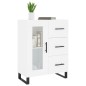 vidaXL Aparador de madera de ingeniería blanco 69,5x34x90 cm vidaXL Aparador de madera de ingeniería blanco 69,5x34x90 cm