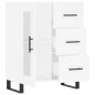 vidaXL Aparador de madera de ingeniería blanco 69,5x34x90 cm vidaXL Aparador de madera de ingeniería blanco 69,5x34x90 cm