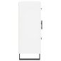 vidaXL Aparador de madera de ingeniería blanco 69,5x34x90 cm vidaXL Aparador de madera de ingeniería blanco 69,5x34x90 cm