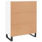 vidaXL Aparador de madera de ingeniería blanco 69,5x34x90 cm vidaXL Aparador de madera de ingeniería blanco 69,5x34x90 cm