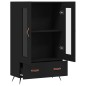 vidaXL Aparador alto madera de ingeniería negro 69,5x31x115 cm vidaXL Aparador alto madera de ingeniería negro 69,5x31x115 cm